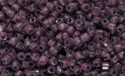 3-Cutbeads von Ornella Preciosa Tschechien
 violett mattiert (frostet)