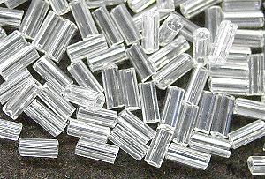 Stiftperlen von Ornella Preciosa Tschechien hergestellt,
 kristall mit lüster