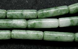Halbedelsteinperlen 
 aus Africa Jade