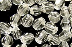 facettierte Glasperlen
 kristall Bicon,
 hergestellt in Gablonz Tschechien