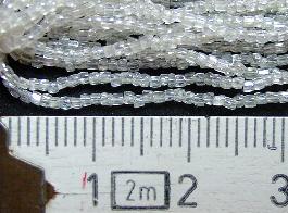 3-Cutbeads ca.1910 hergestellt
 kristall transp.mit luster
