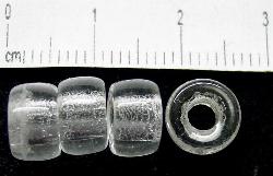 Glasperlen
 kristall,
 hergestellt in Gablonz / Tschechien